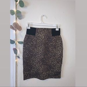 Leopard Skirt